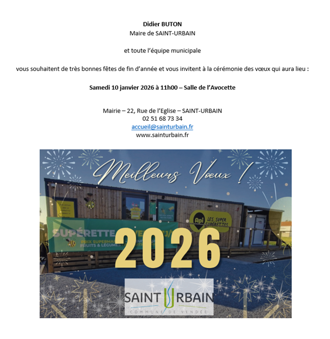 invitation aux voeux