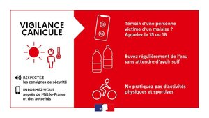 Canicule niveau rouge