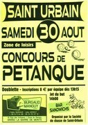 concours de pétanque